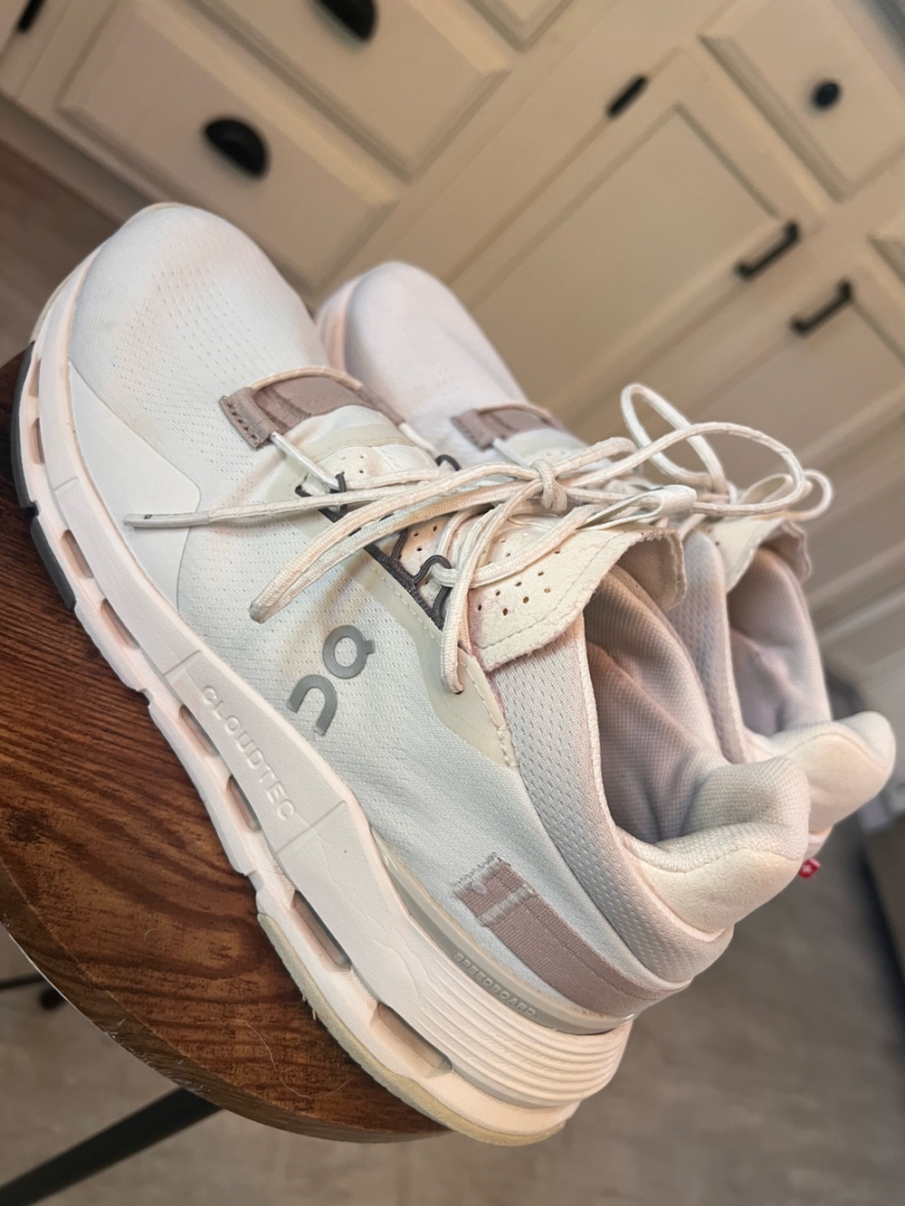 ON Cloudtec Women's White Running Sneakers